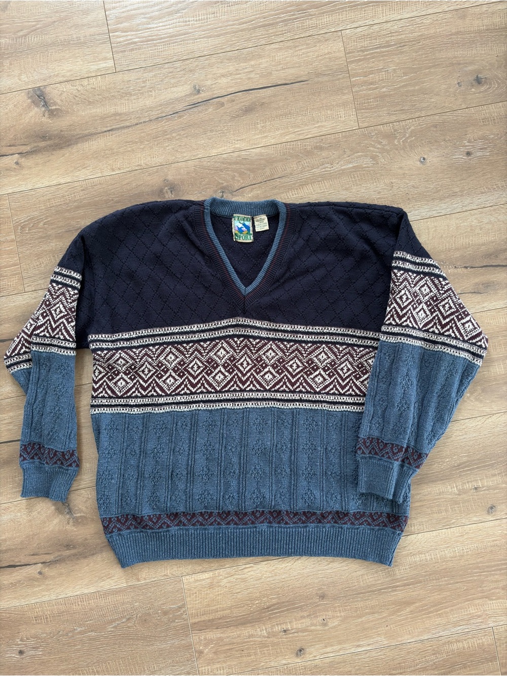 Vintage TT&Co Cotton Knit Sweater